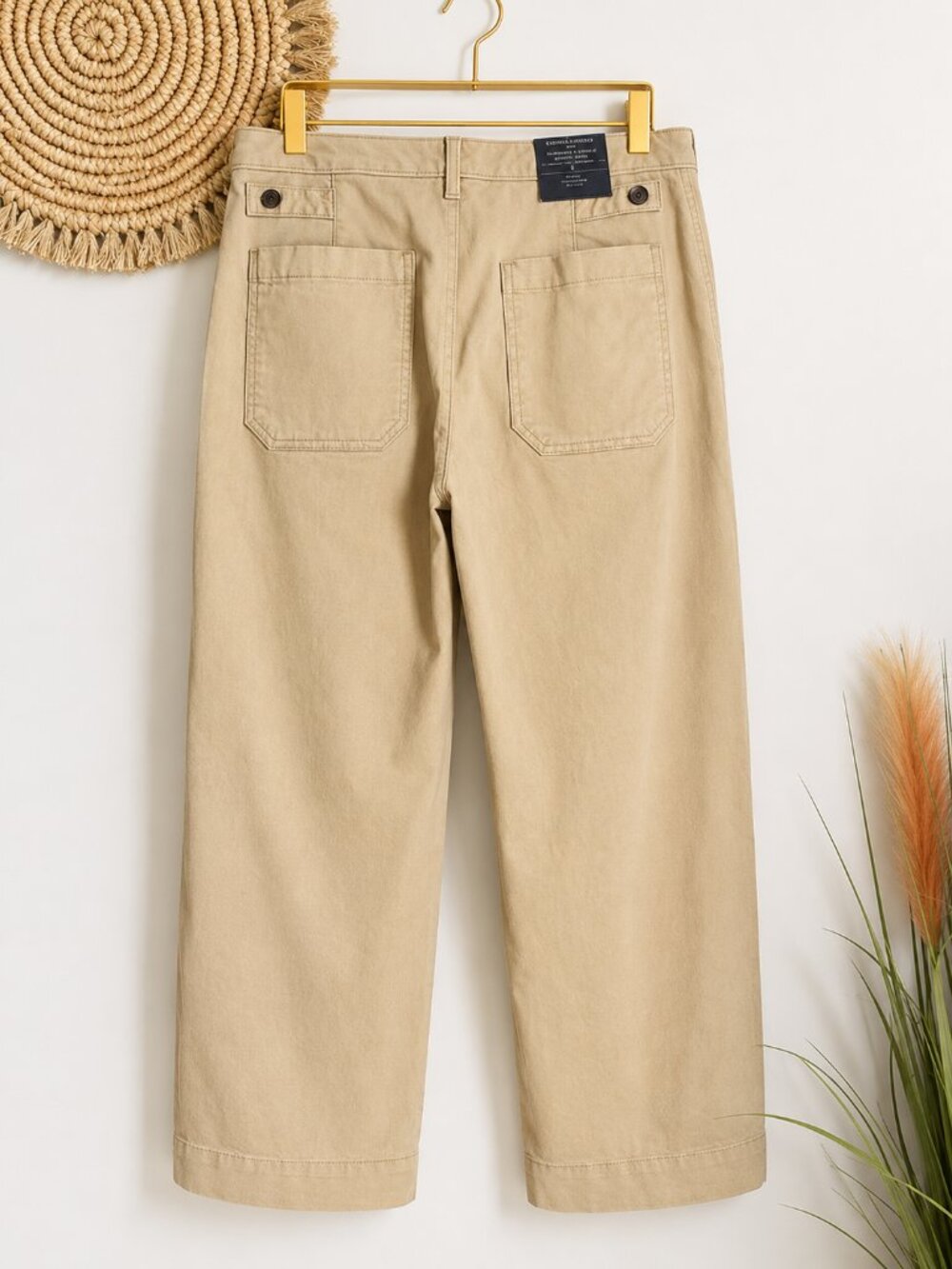 Banana Republic NEW British Khaki Authentic Chino Cropped Barrel Pant SZ 6 Chic - Picture 3 of 10